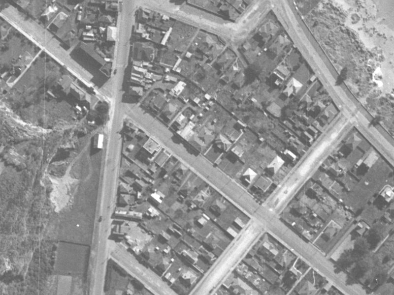 53 Nayland Street from the air, 1940-1944