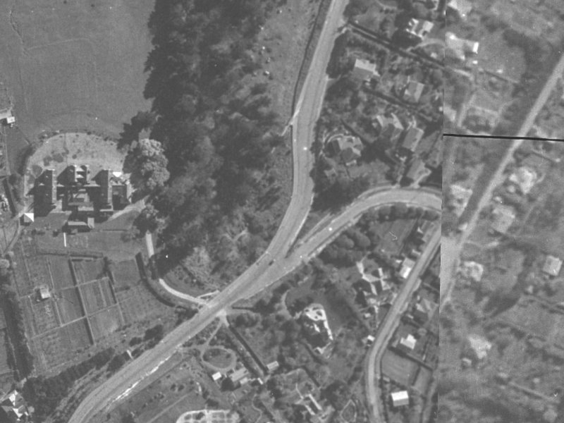 30A Dyers Pass Road from the air, 1940-1944