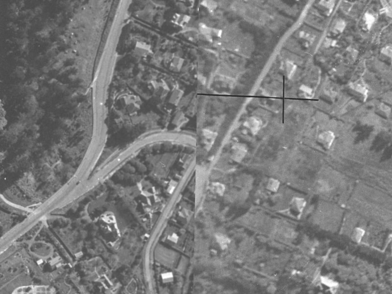 8 Cracroft Terrace from the air, 1940-1944