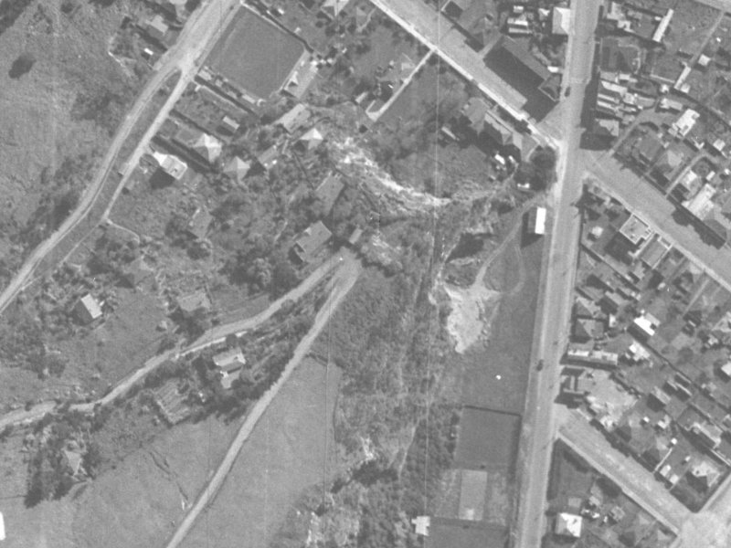 80A Richmond Hill Road from the air, 1940-1944