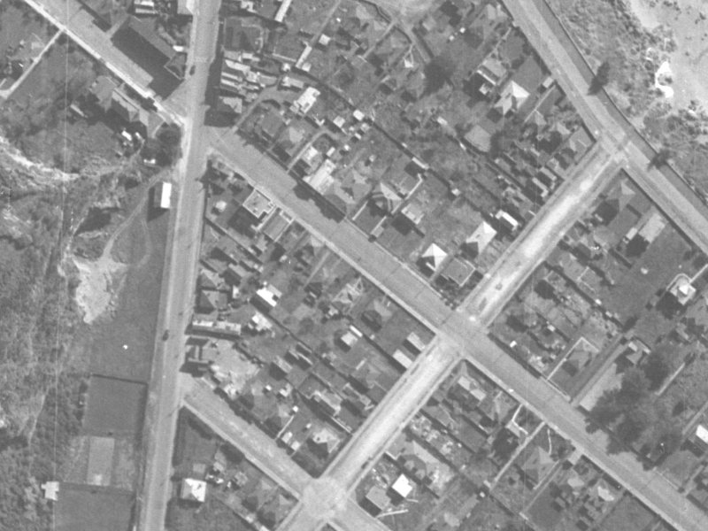 48 Nayland Street from the air, 1940-1944