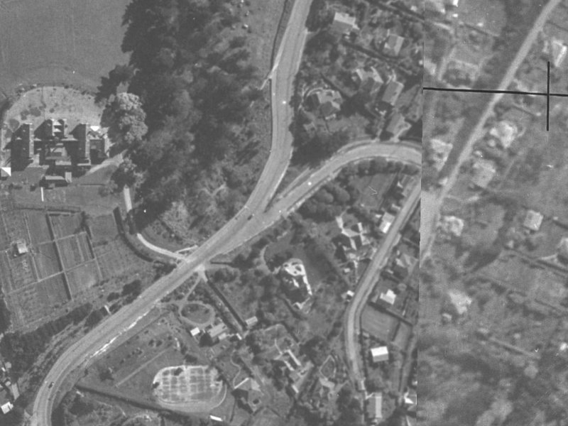 2B Cracroft Terrace from the air, 1940-1944