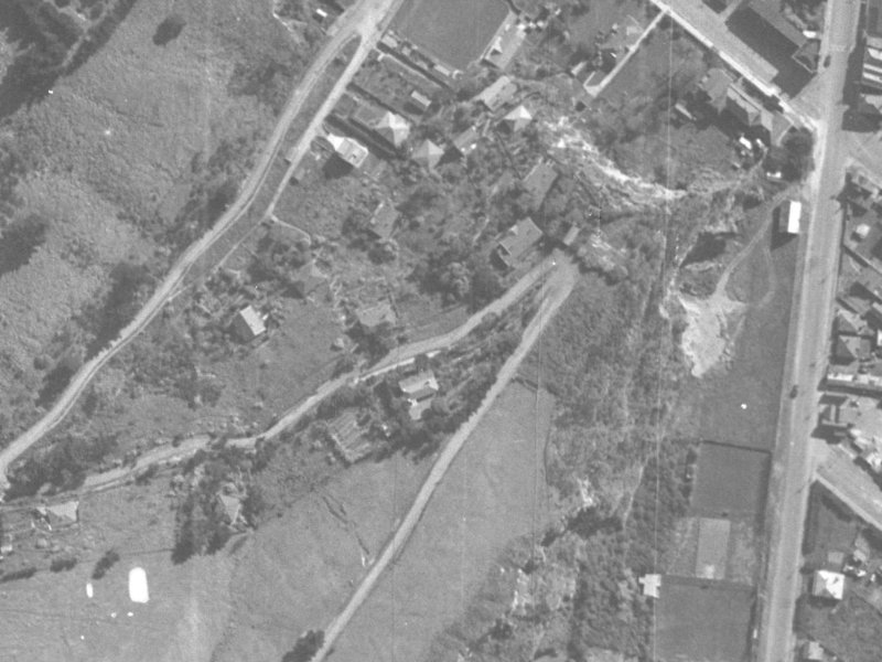 66 Richmond Hill Road from the air, 1940-1944