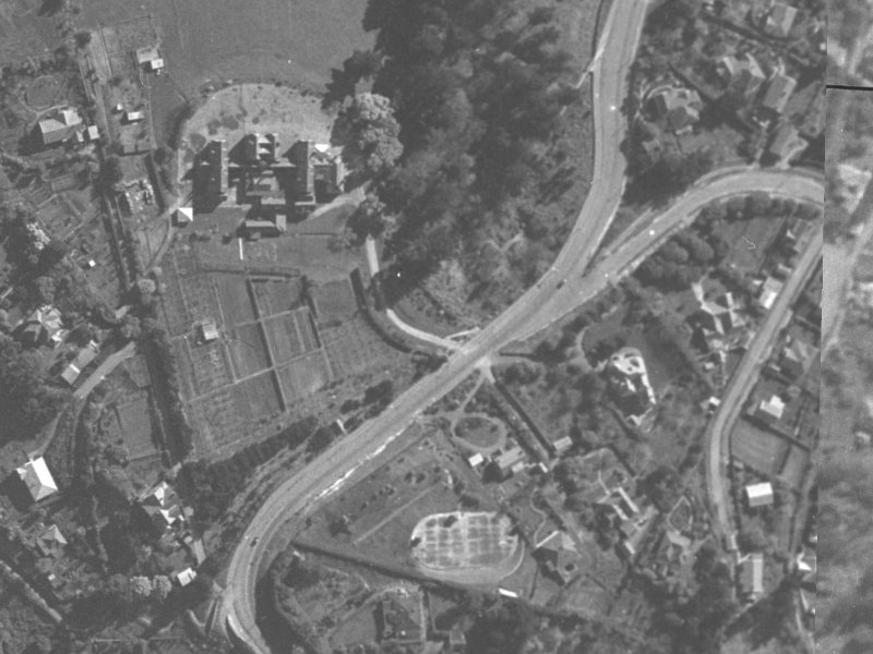 4 Overdale Drive from the air, 1940-1944