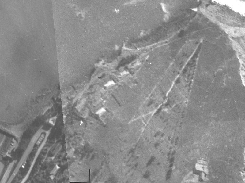 Whitewash Head Road from the air, 1940-1944