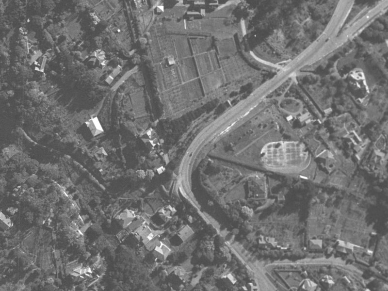 44 Dyers Pass Road from the air, 1940-1944