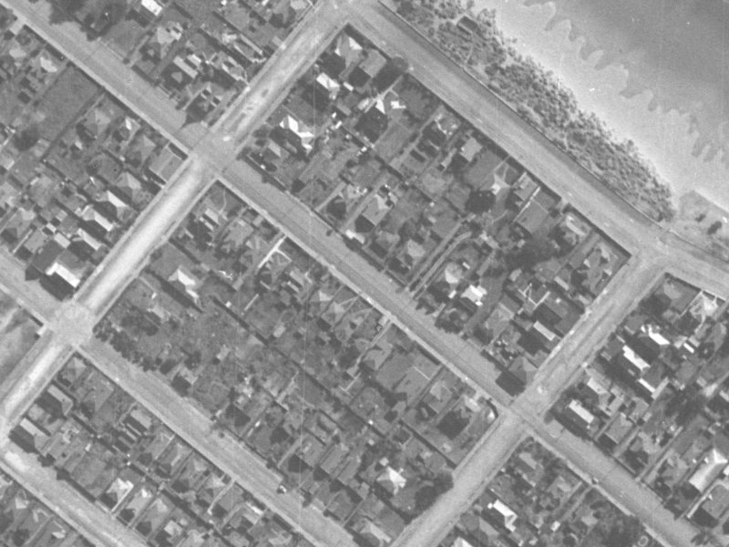 92 Nayland Street from the air, 1940-1944