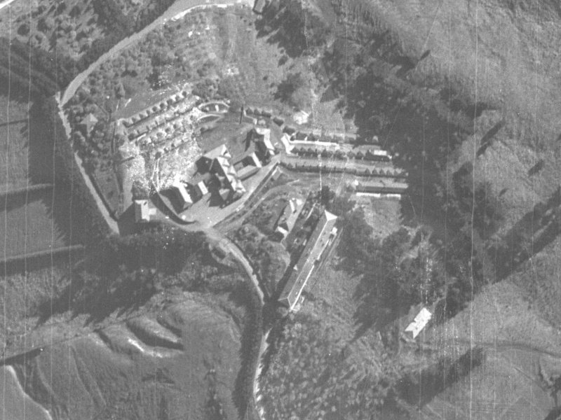 Trecastle Lane from the air, 1940-1944