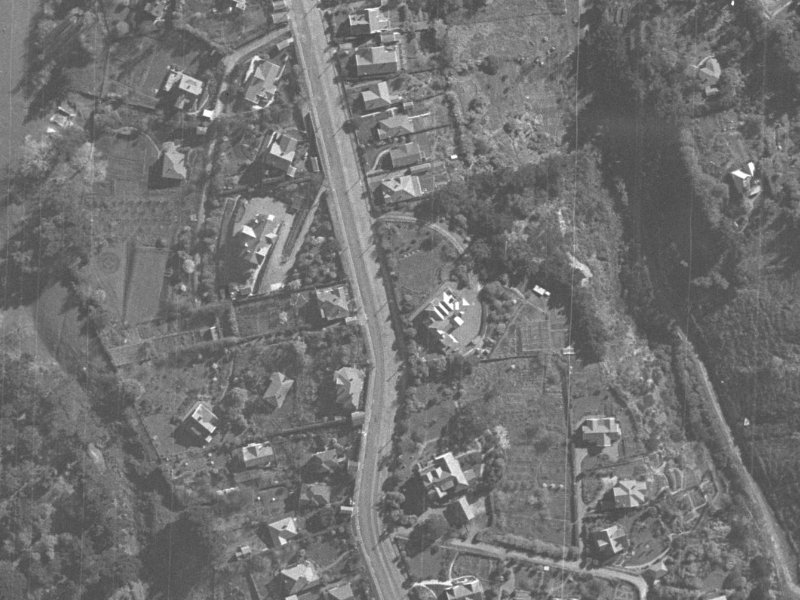 34 Hackthorne Road from the air, 1940-1944