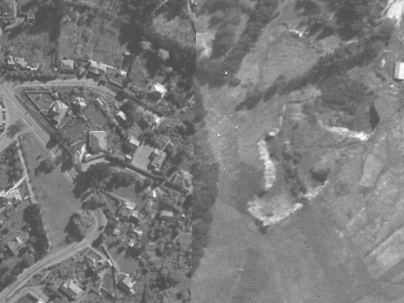 Whareora Terrace from the air, 1940-1944