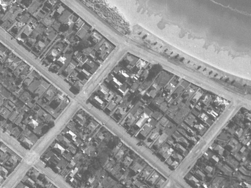 115B Nayland Street from the air, 1940-1944