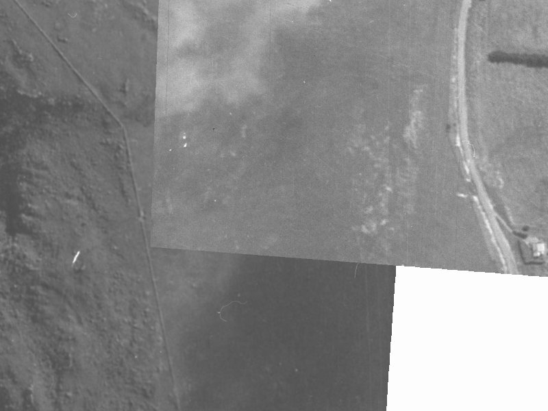 279 Major Hornbrook Road from the air, 1940-1944