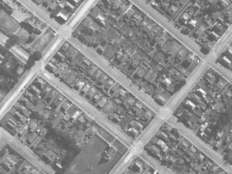 56 Wiggins Street from the air, 1940-1944