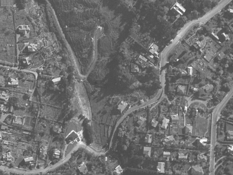 70 Valley Road from the air, 1940-1944