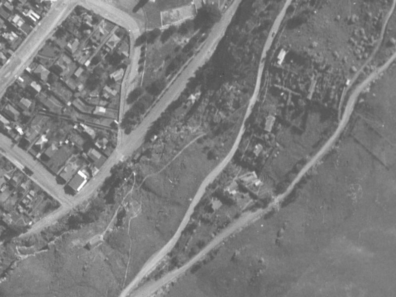 48 Scarborough Road from the air, 1940-1944