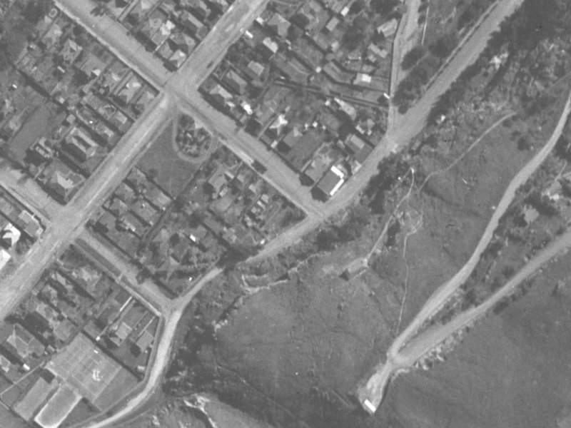 8 Heberden Avenue from the air, 1940-1944