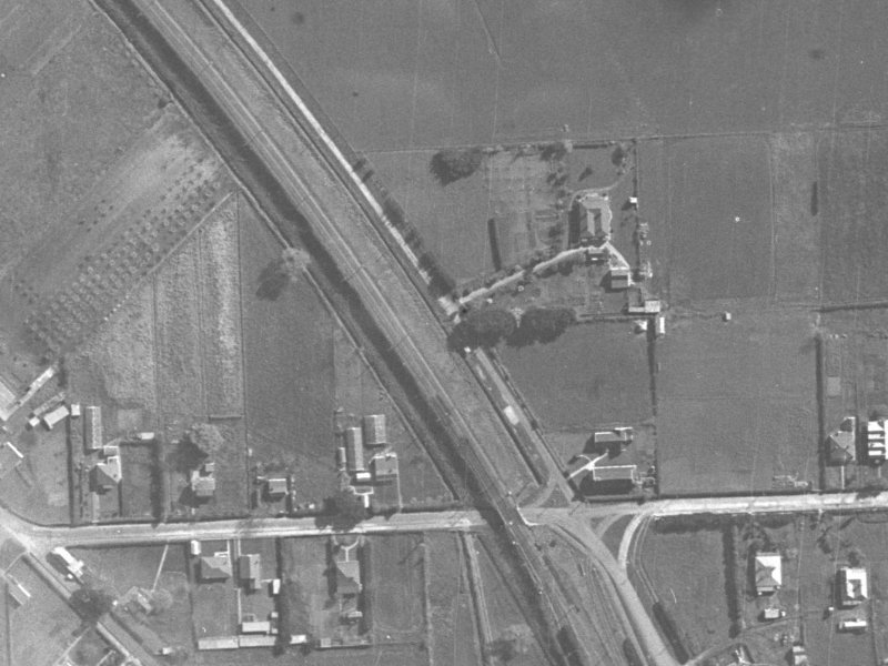 17 Truscotts Road from the air, 1940-1944