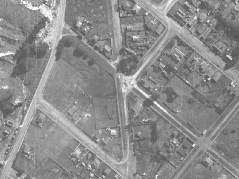 22 Whitfield Street from the air, 1940-1944