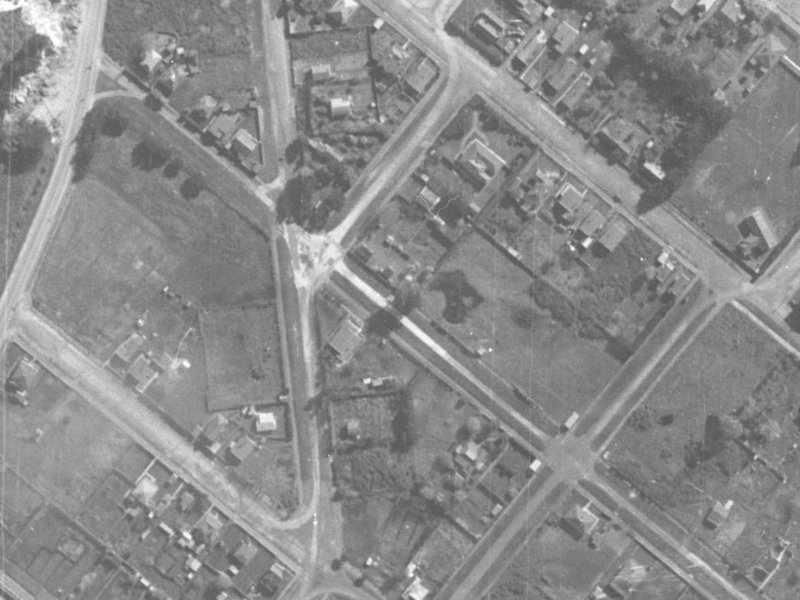 21 Arnold Street from the air, 1940-1944