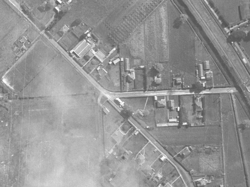 76A Martindales Road from the air, 1940-1944