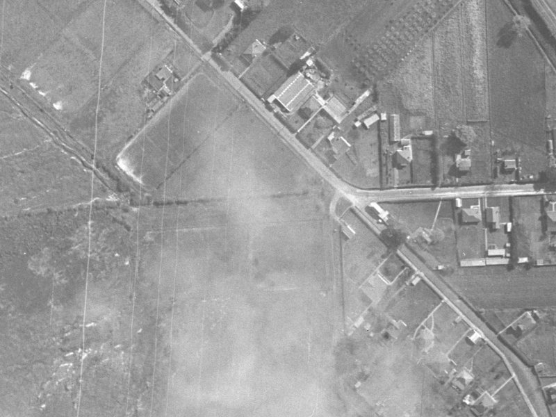 77 Martindales Road from the air, 1940-1944