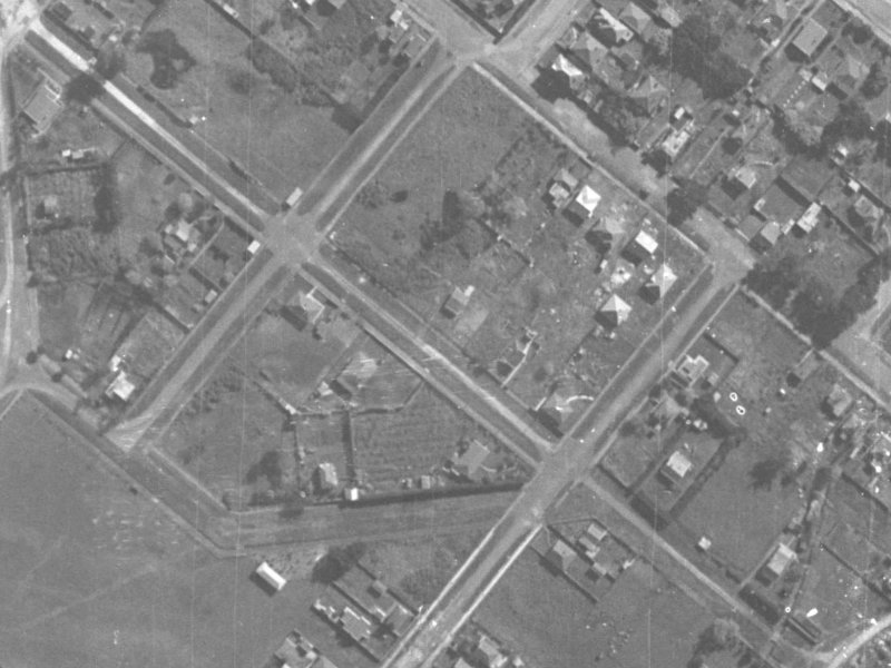 41 Arnold Street from the air, 1940-1944