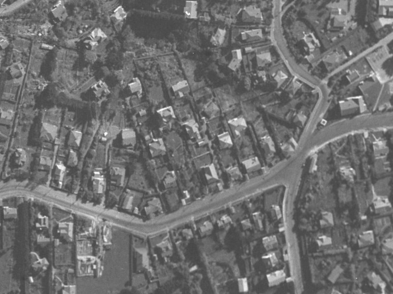119A Hackthorne Road from the air, 1940-1944