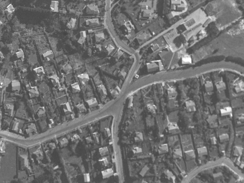 97C Dyers Pass Road from the air, 1940-1944