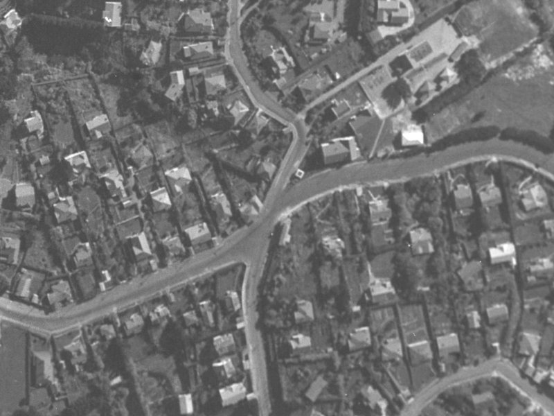 127 Hackthorne Road from the air, 1940-1944