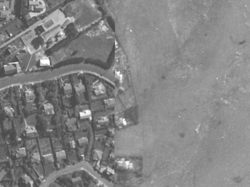 148 Hackthorne Road from the air, 1940-1944