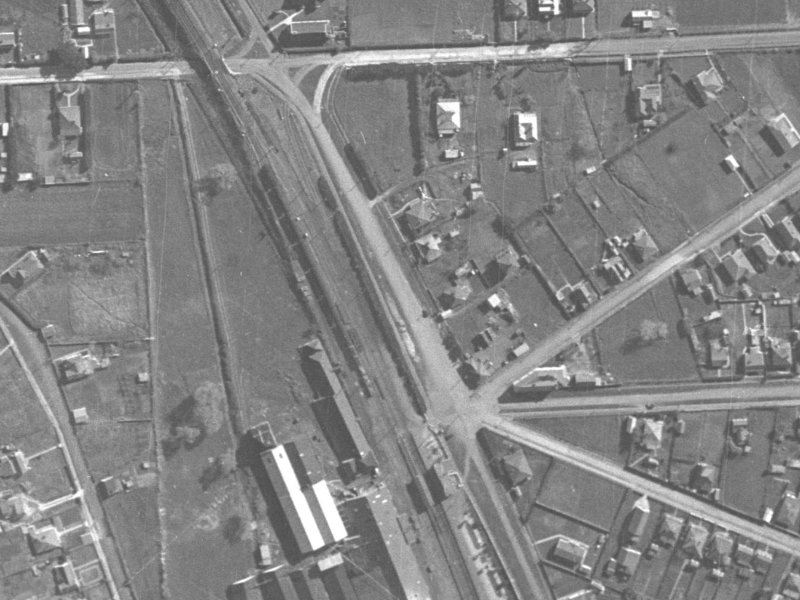 22 Station Road from the air, 1940-1944
