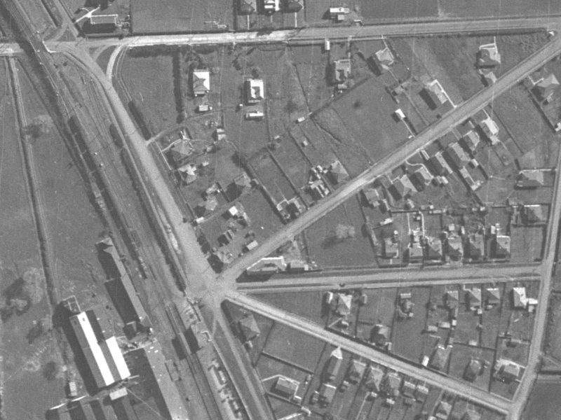 17 Flavell Street from the air, 1940-1944