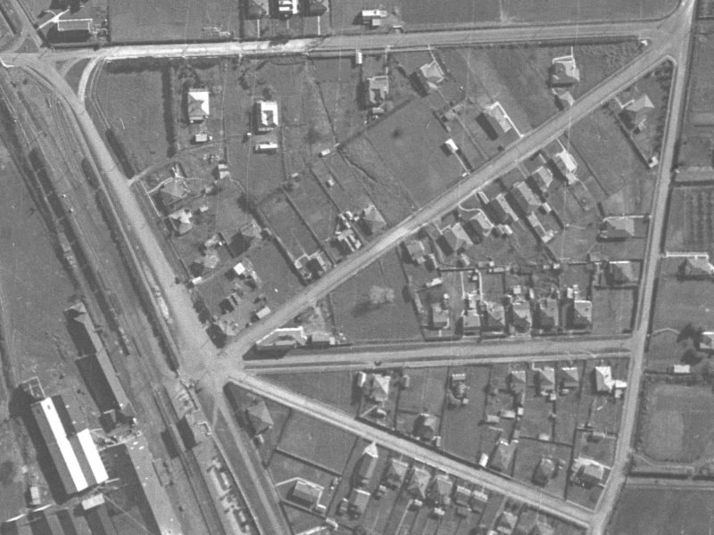 4 Flavell Street from the air, 1940-1944