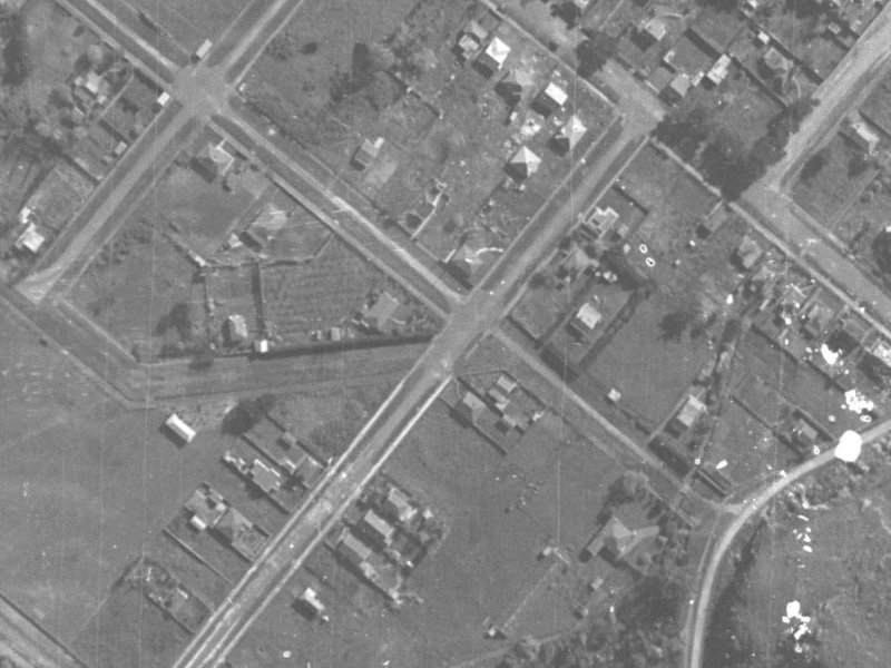 8 Clark Street from the air, 1940-1944