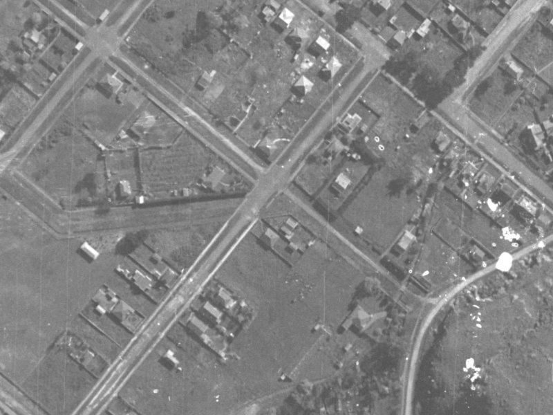 50 Arnold Street from the air, 1940-1944