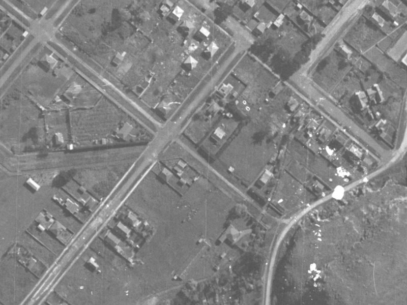 57 Arnold Street from the air, 1940-1944