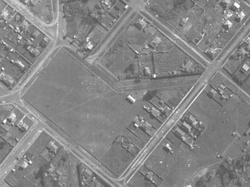 11 Duncan Street from the air, 1940-1944