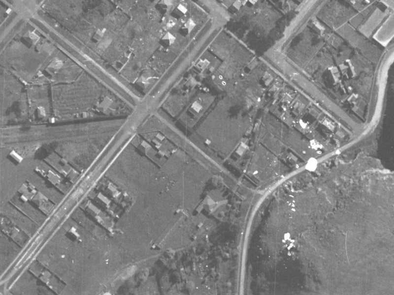 52 Arnold Street from the air, 1940-1944