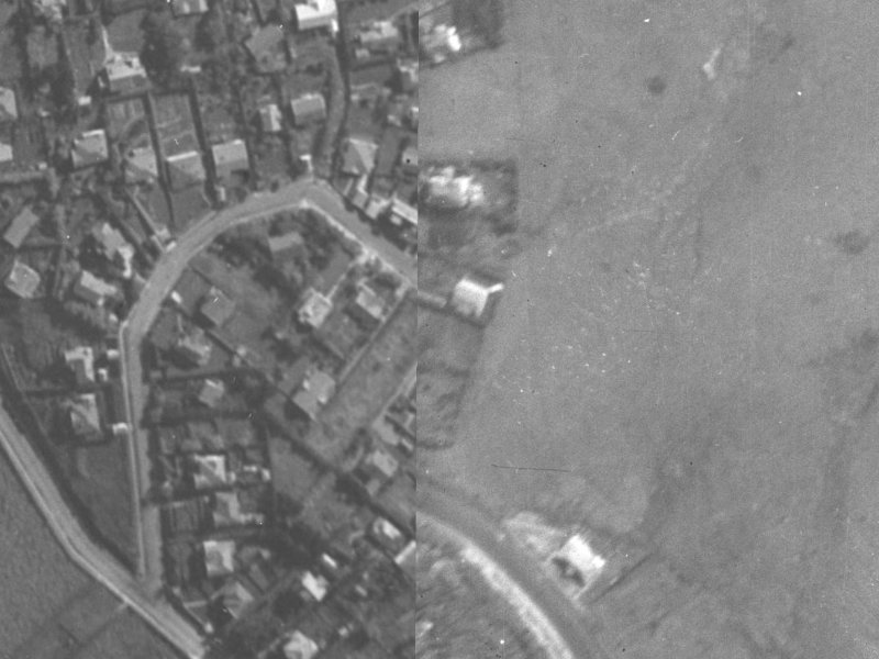 160 Hackthorne Road from the air, 1940-1944