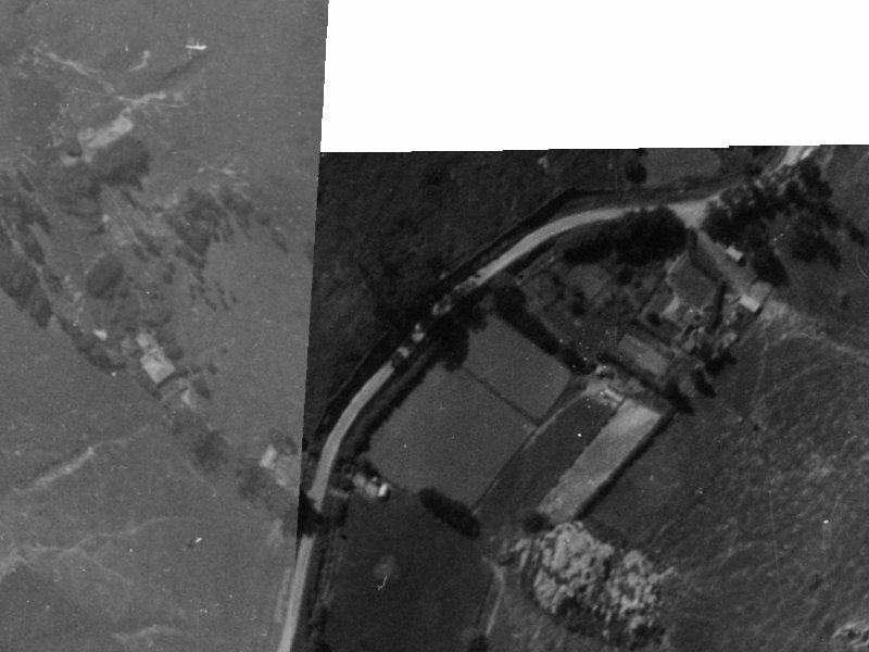 386 Gebbies Pass Road from the air, 1940-1944