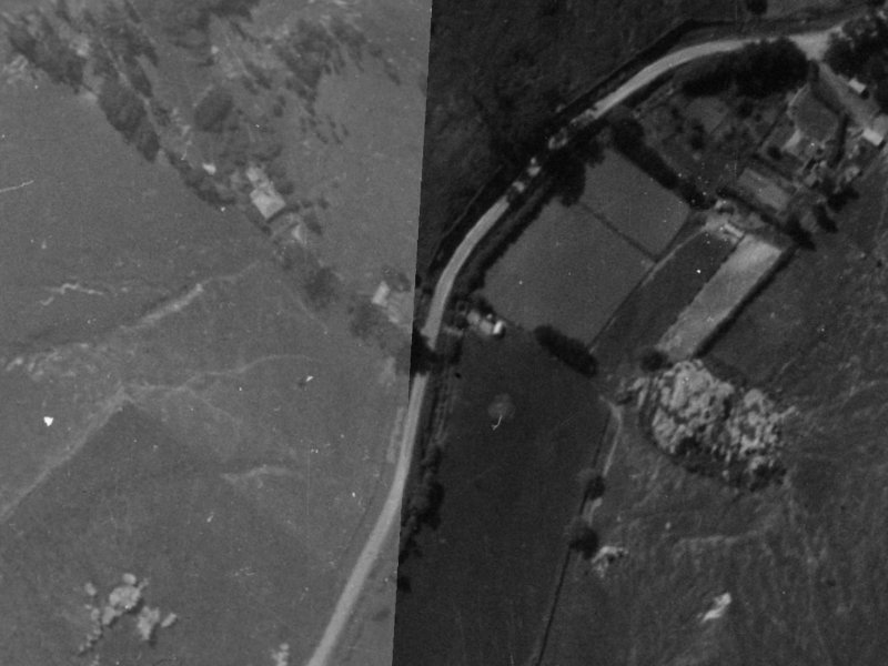 360 Gebbies Pass Road from the air, 1940-1944