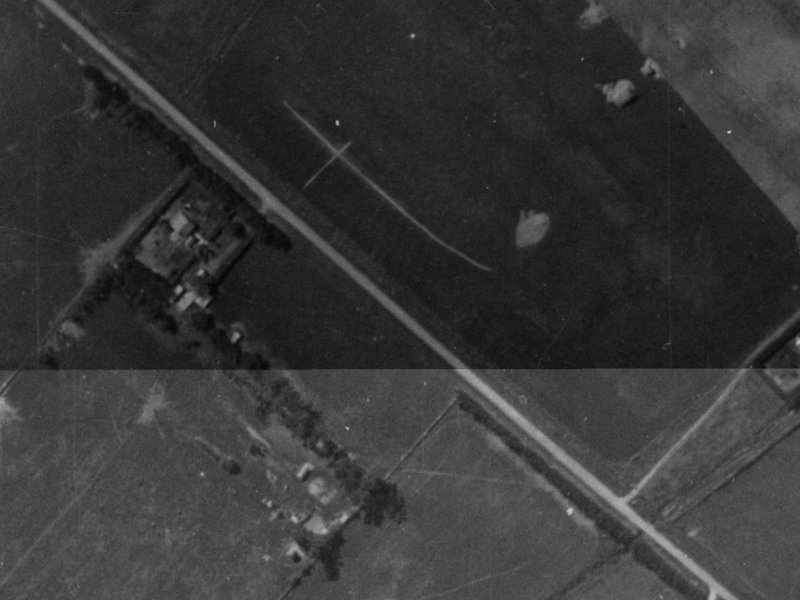 86 McQueens Valley Road from the air, 1940-1944