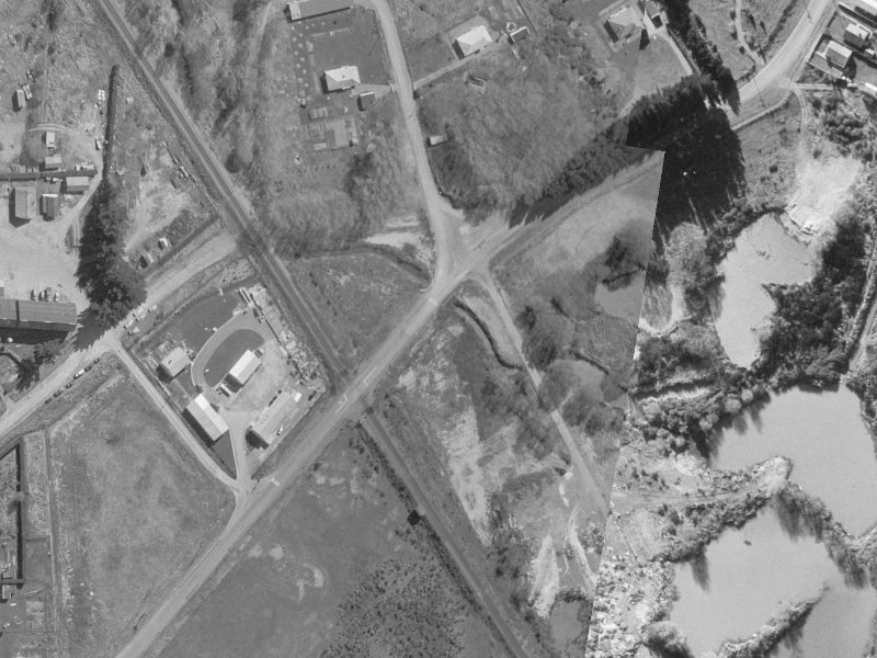 23R Kainga Road from the air, 1960-1964