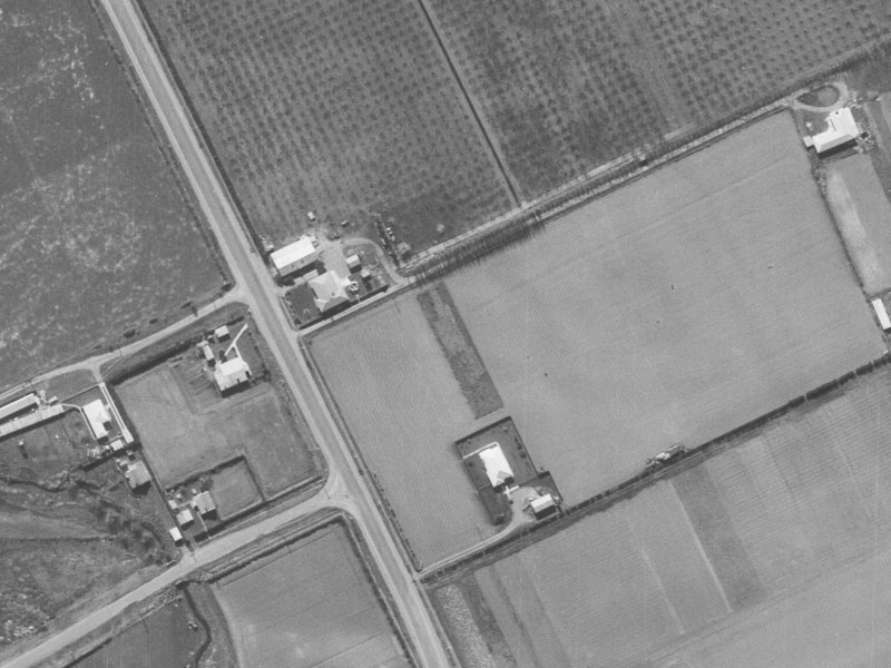 722 Marshland Road from the air, 1960-1964