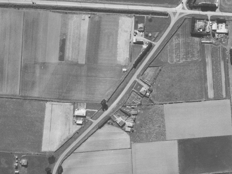 829 Hills Road from the air, 1960-1964
