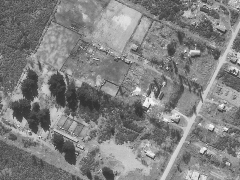 Ashwood Street from the air, 1960-1964