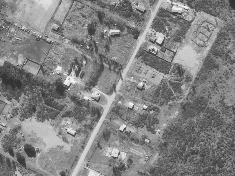 73A Inwoods Road from the air, 1960-1964