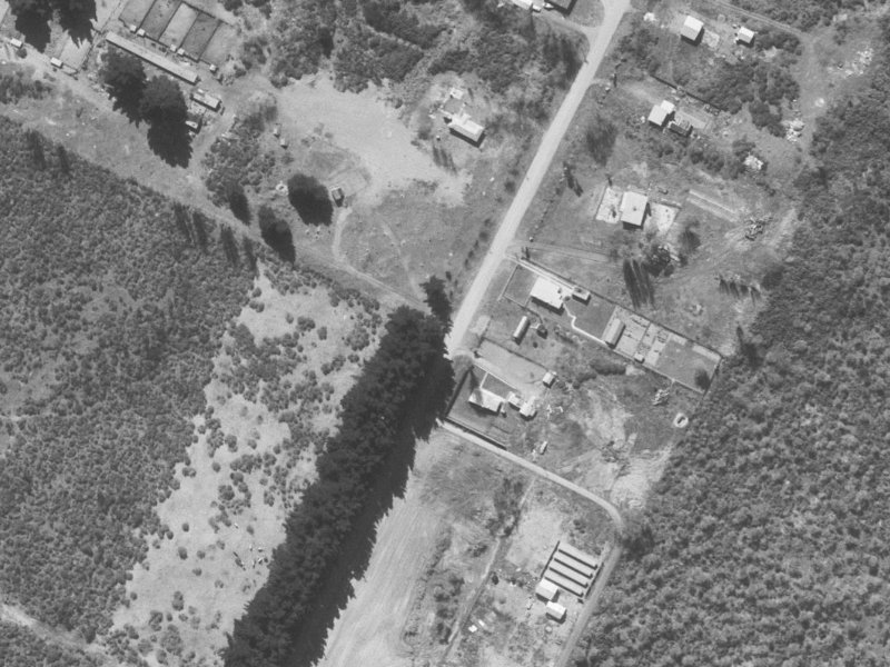 51 Inwoods Road from the air, 1960-1964