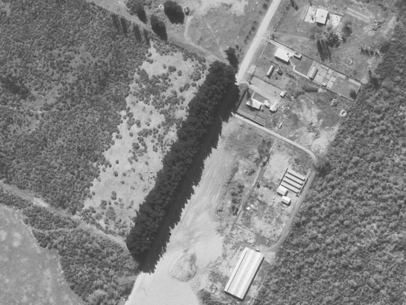 43 Inwoods Road from the air, 1960-1964