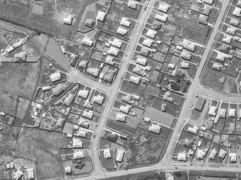 Brockham Street from the air, 1960-1964